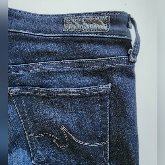 ADRIANO GOLDSHMIED DARK WASH WOMENS SKINNY JEANS DENIM 25R - Picture 3 of 8